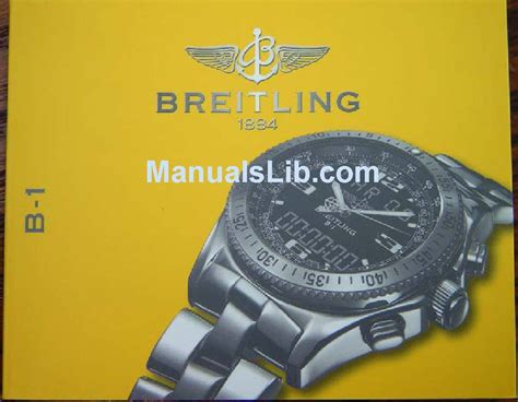 breitling b1|breitling b 1 manual.